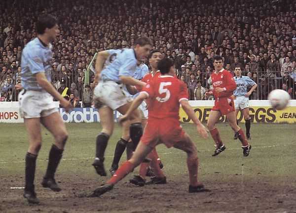 notts forest home 1990 to 91 redmond goal